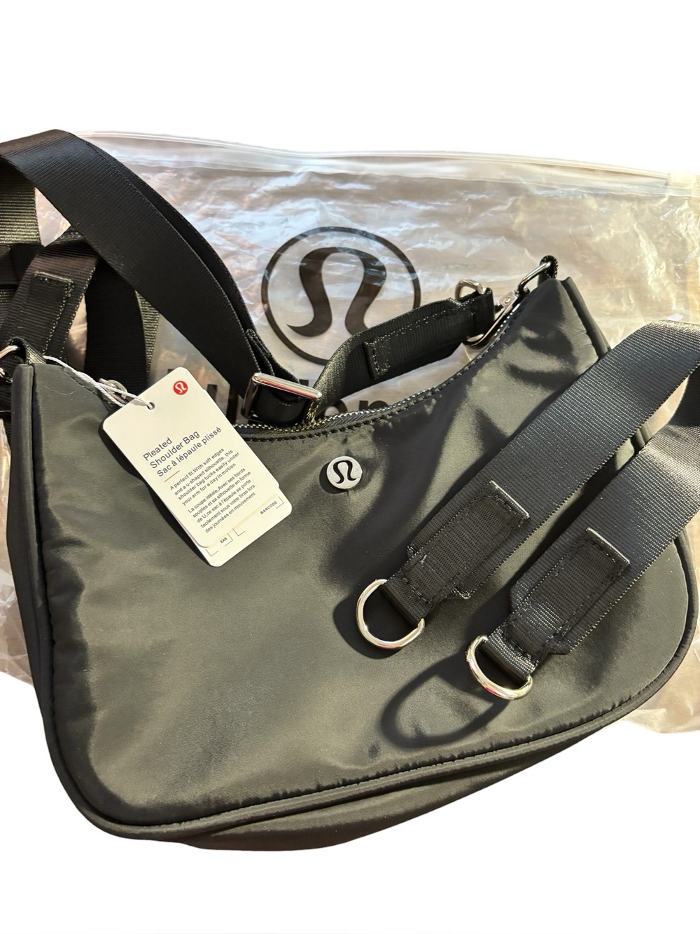 lululemon athletica Black Shoulder Crossbody Bag